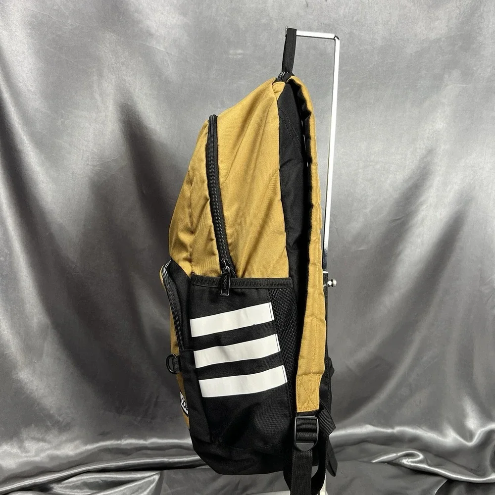 adidas Classic 3S 4 Mesa Brown/Black/White Laptop Unisex‎ Backpack - CLEAN
